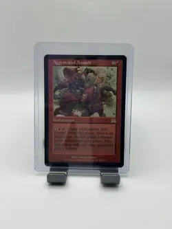 MTG, Aggravated Assault 185 NM Onslaught Regular - Image 1