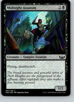 Midnight Assassin | Streets of New Capenna SNC 87 | NM | MTG - FOIL - Image 1