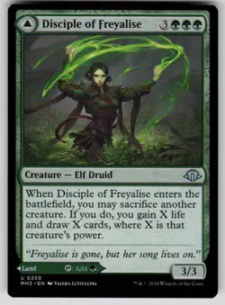 Disciple of Freyalise Uncommon Modern Horizons 3 250 MTG Near Mint 2024 - Image 1