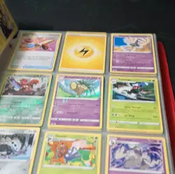 Pokemon TCG Pikachu Binder Pink Multicolor Plastic Collectible Card Storage - Image 3
