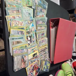 Pokemon TCG Pikachu Binder Pink Multicolor Plastic Collectible Card Storage - Image 4