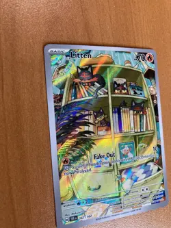 Litten 167 Illustration Rare Temporal Forces Pokemon English NM Fast Shipping - Image 5