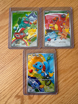 Pokemon First Partner Illustration Collection Series 1, Gen 1 Kanto Starters NM - Image 1