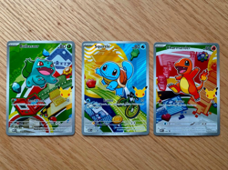 Pokemon First Partner Illustration Collection Series 1, Gen 1 Kanto Starters NM - Image 2