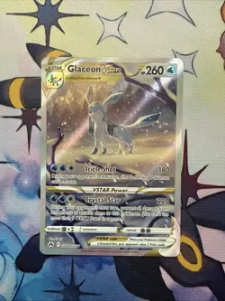 Pokemon Glaceon VSTAR GG40/GG70 Crown Zenith Galarian Gallery Ultra Rare Holo - Image 1
