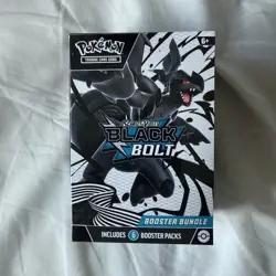 Pokemon TCG Black Bolt Booster Bundle 6 Packs TCG Sealed Cards - Image 1