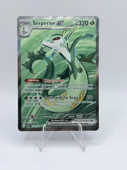 Serperior ex 156/086 Sv: Black Bolt Ultra Rare Holo EX 320HP Pokemon TCG - Image 1