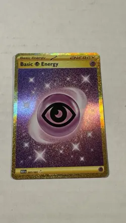 Pokemon Basic Psychic Energy 207/165 Secret Rare Full Art Holo - Image 2