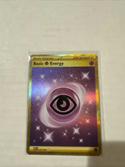 Pokemon Basic Psychic Energy 207/165 Secret Rare Full Art Holo - Image 4