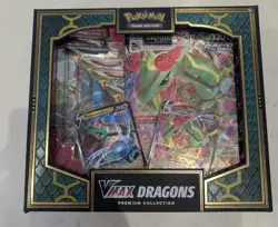 Pokemon TCG VMAX Dragons Premium Collection New & Sealed Contains Evolving Skies - Image 1