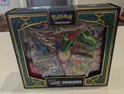 Pokemon TCG VMAX Dragons Premium Collection New & Sealed Contains Evolving Skies - Image 2