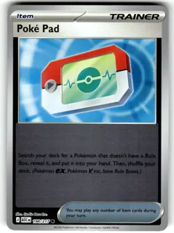 Poke Pad 198/217 Common ME: Ascended Heroes Pokemon Reverse Holo NM - Image 1