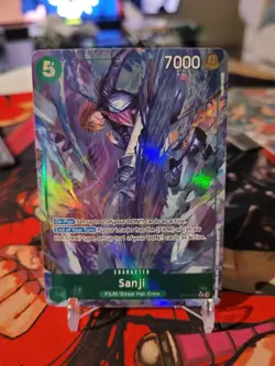 One Piece TCG English OP13-027 Sanji Alt Art Parallel M/NM1 - Image 1
