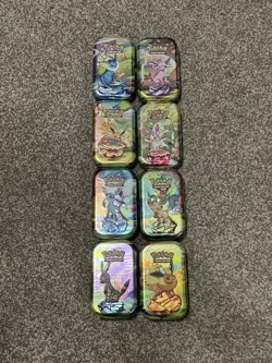 🔥Pokemon TCG Scarlet & Violet Prismatic Evolutions Mini Tin Display Box 🔥 - Image 2