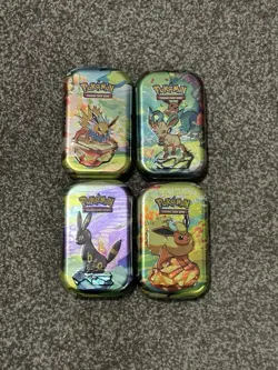 🔥Pokemon TCG Scarlet & Violet Prismatic Evolutions Mini Tin Display Box 🔥 - Image 3