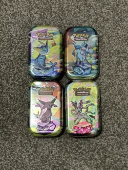 🔥Pokemon TCG Scarlet & Violet Prismatic Evolutions Mini Tin Display Box 🔥 - Image 4