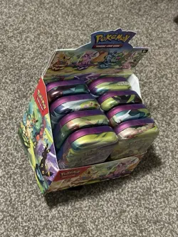 🔥Pokemon TCG Scarlet & Violet Prismatic Evolutions Mini Tin Display Box 🔥 - Image 5