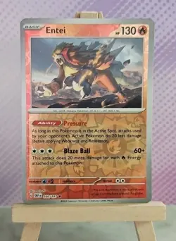 Pokemon TCG: Entei (Reverse Holo) 030/197 - Obsidian Flames - NM Condition - Image 1