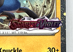 Lucario - 114/198 Pokemon Scarlet & Violet Premium Collection Stamped Promo Card - Image 2