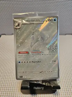 Crabominable 149/142 Pokemon SV07: Stellar Crown (Holiday Calendar Stamp) SEALED - Image 1