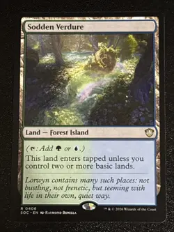 MTG Commander: Secrets of Strixhaven Sodden Verdure 0406 NM Rare - Image 1