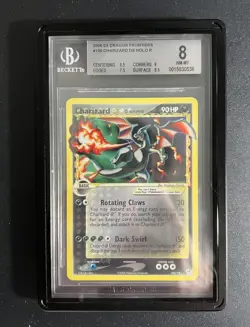 Charizard Gold Star Pokemon Ex Dragon Frontiers 100/101 BGS 8 - Image 1