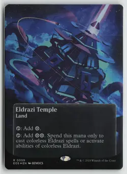 Eldrazi Temple (0059) (Borderless) LP Foil 59 Edge of Eternities MTG - Image 1