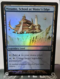 MTG Minamo, School at Water's Edge - Foil, Light Play, English The List Reprints - Image 1
