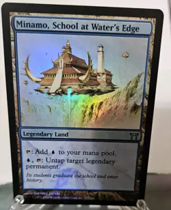 MTG Minamo, School at Water's Edge - Foil, Light Play, English The List Reprints - Image 2