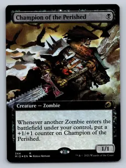 Champion of the Perished Innistrad Midnight Hunt 344 NM Foil Magic The Gathering - Image 1