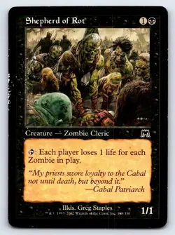 Shepherd of Rot 168 Common Onslaught Magic: The Gathering Lightly Played - Image 1