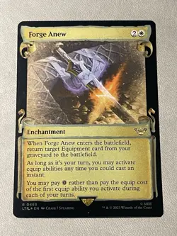 Forge Anew (Showcase Scrolls) Universes Beyond: LOTR FOIL NM - Image 1