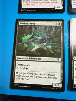 Noxious Newt - Mtg: SOS - C 0155 (x4) - Image 4