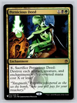 Pernicious Deed 212/249 Rare The List Reprints Magic: The Gathering Near Mint - Image 1