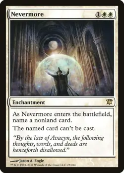 Nevermore 25 Rare Innistrad Magic: The Gathering Near Mint - Image 1