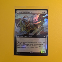Wizards of the Coast MTG Ondu Spiritdancer Extended Art Foil Rare White #756 - Image 1