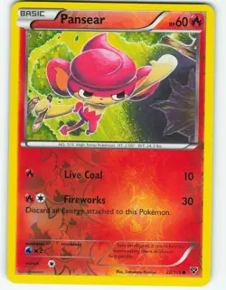 Pansear - Reverse Holo - 22/146 XY - Pokemon TCG - 2014 - Image 1