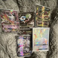 Pokemon TCG Holo 5-Card Lot: Gengar, Gardevoir, Mewtwo, Mewtwo GX - Image 1
