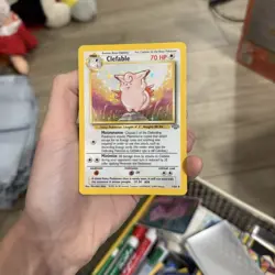 Pokemon TCG Clefable Jungle 1/64 Holo Unlimited Holo Rare - Image 1