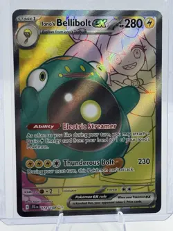 Pokemon TCG Iono's Bellibolt ex 172/159! NM Condition! - Image 1