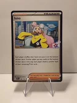 Iono 185/193 Paldea Evolved Cosmos Holo Pokemon TCG NM - Image 1