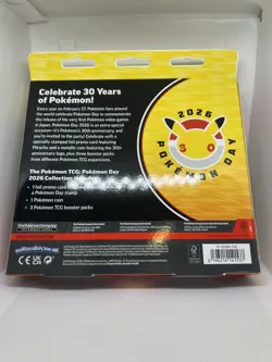 2026 Pokemon Day 30th Anniversary Collection Box - Factory Sealed In Hand - Image 3