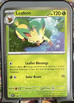Pokemon Leafeon SVP: Scarlet & Violet Promo 170 Holo 120 HP 2025 Iori Suzuki - Image 1