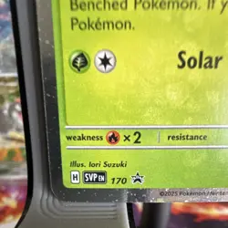 Pokemon Leafeon SVP: Scarlet & Violet Promo 170 Holo 120 HP 2025 Iori Suzuki - Image 5