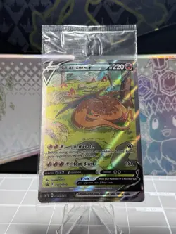 2022 Pokemon Charizard v SWSH260 Sword & Shield Black Star Promo SEALED NM-MT - Image 1