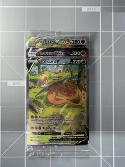 2022 Pokemon Charizard v SWSH260 Sword & Shield Black Star Promo SEALED NM-MT - Image 2