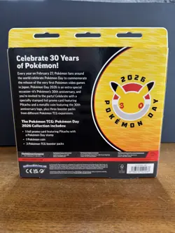 Pokemon Day 2026 Collection 30th Anniversary New & Factory Sealed - Image 3