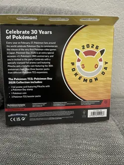2026 Pokemon Day Collection - 30th Anniversary Promo - IN HAND - Image 2