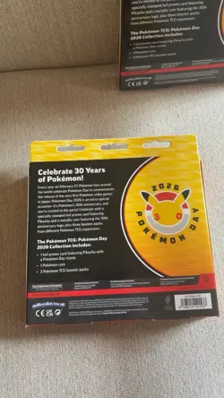NEW- Pokemon Day 2026 Pikachu Collection Box Lot Of 2- Factory Sealed- In Hand - Image 4