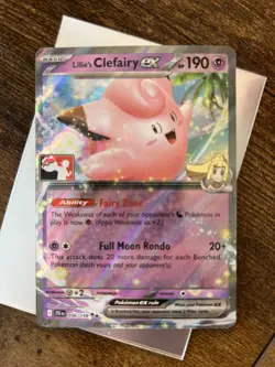 Pokemon TCG - Lillie's Clefairy ex 056/159 Play Stamped Prize Pack Series 7 - Image 1